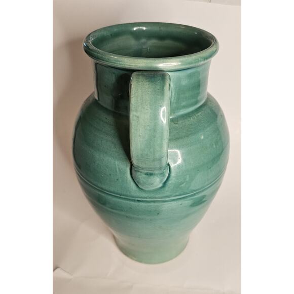 Pottery Barn Urn Vase Double Handled Great Condition - Picture 5 of 10